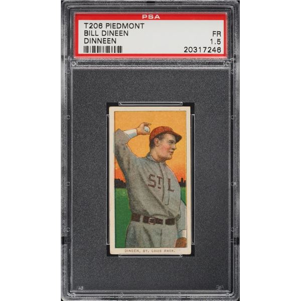 1909-11 T206 #129 Bill Dinneen (PSA 1.5)