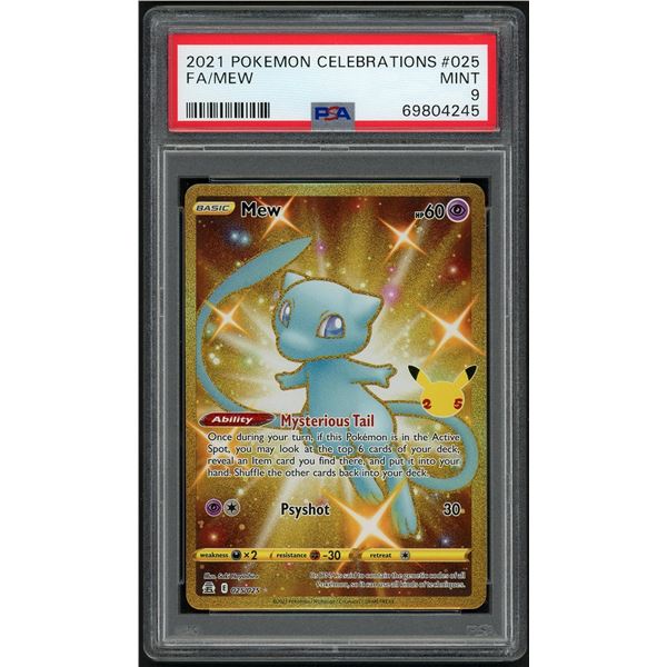 Pokemon: 2021 Mew Full Art (PSA 9)