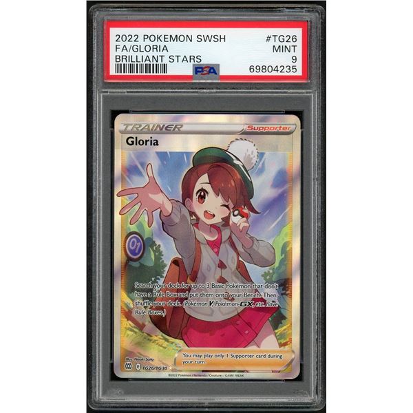 Pokemon: 2022 Glora Full Art Trainer (PSA 9)