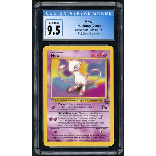 Pokemon: 2000 Mew - Black Star Promos (CGC 9.5)
