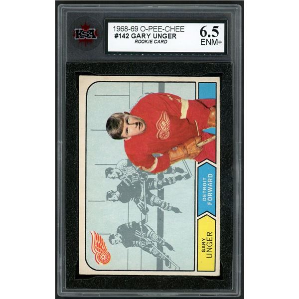 1968-69 O-Pee-Chee #142 Garry Unger RC (KSA 6.5)