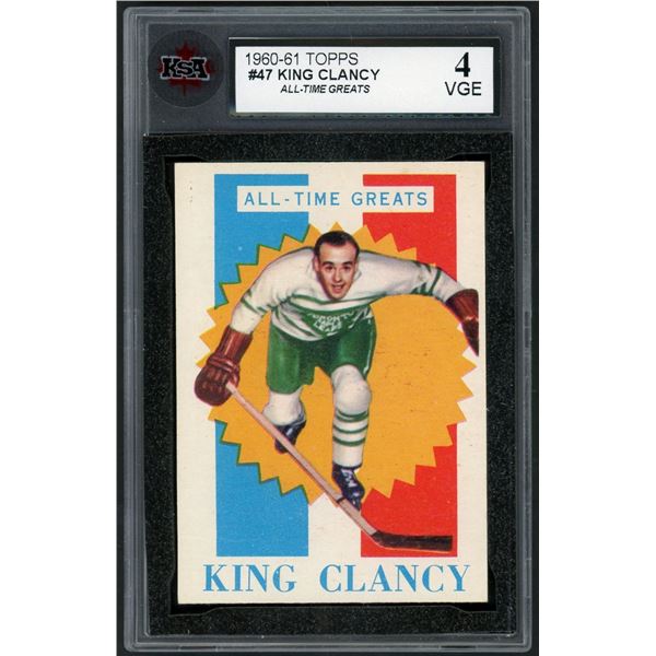 1960-61 Topps #47 King Clancy ATG (KSA 4)