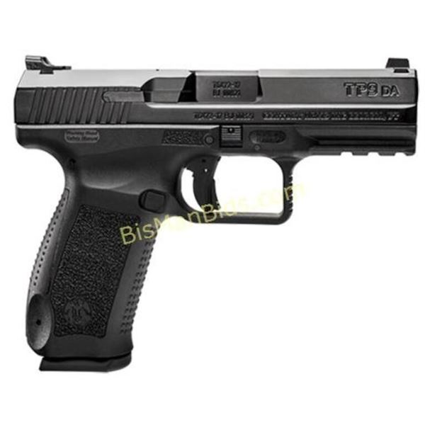 CENT CANIK TP9DA 9MM 4.07" BLK 2 18RD