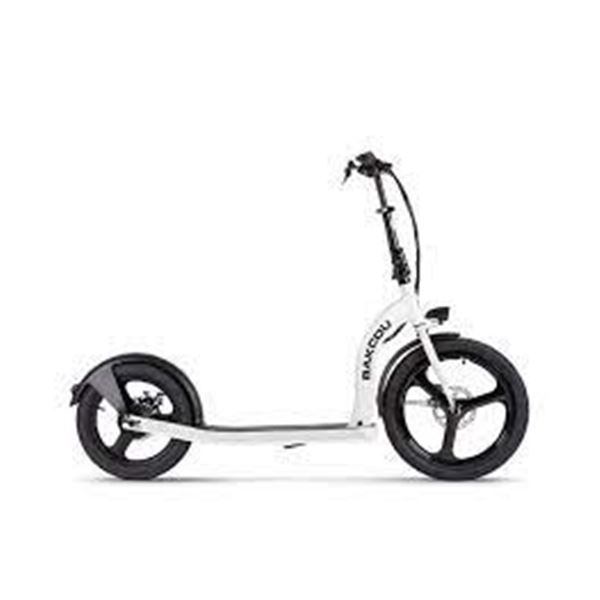BAKCOU BADGER ELECTRIC SCOOTER IN WHITE!
