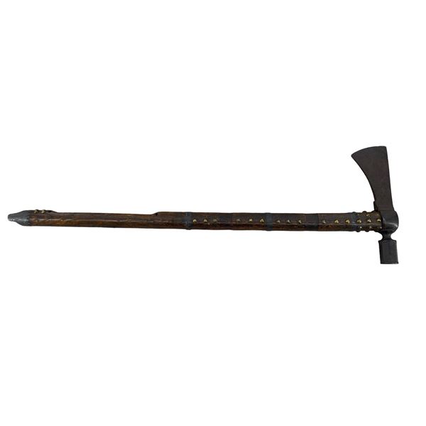 Crow Bear's Pipe War Axe