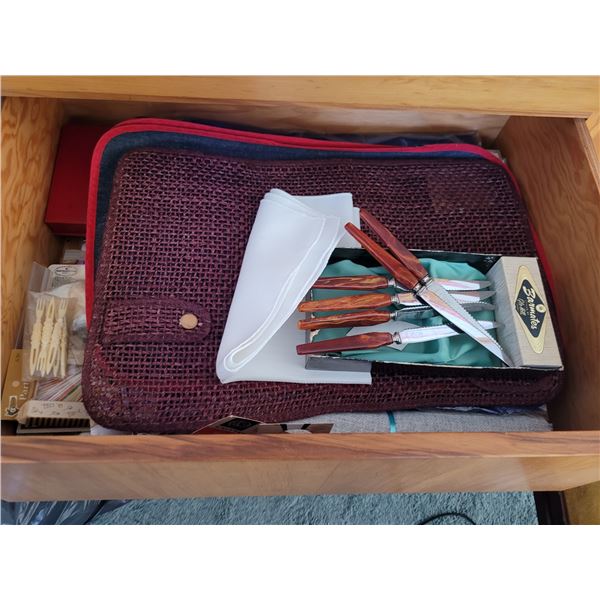 DRAWER FULL OF PLACE SETTINGS