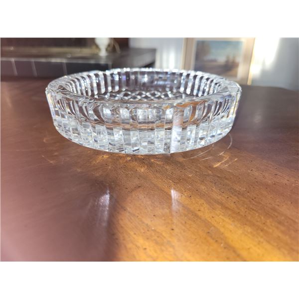 HEAVY WATERFORD CRYSTAL ASTRAY 7"