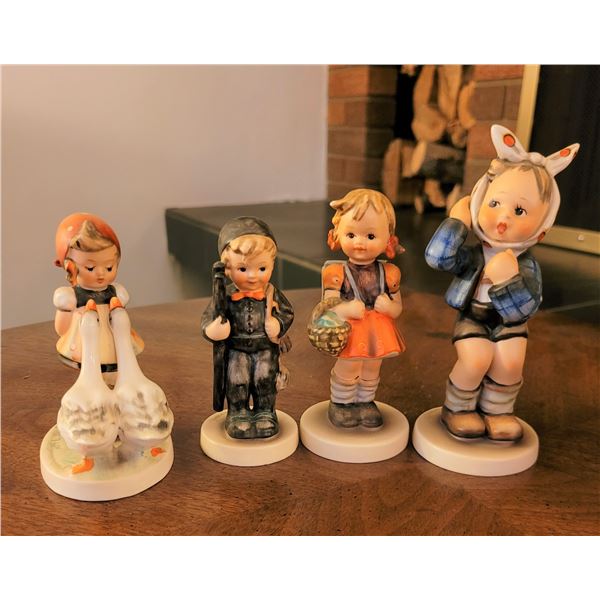 LOT OF 4 VINTAGE GOEBEL FIGUINE SET