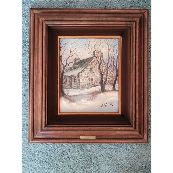 DOLF ST. LOUIS OIL PAINTING