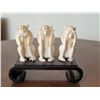 Image 1 : VINTAGE IVORY 3 WISE MONKEYS