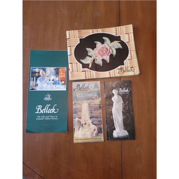 LOT OF BELLEEK LITERATURE AND CATALOGUES