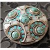 Image 2 : VINTAGE TURQUIOSE CELTIC BROOCH BY MIRACLE