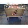Image 4 : VINTAGE METAL TOY DOLL CRIB WITH 3 DOLLS