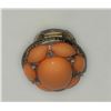 Image 2 : VINTAGE PEACH ORANGE EXPANDABLE RING