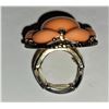 Image 3 : VINTAGE PEACH ORANGE EXPANDABLE RING