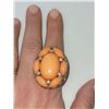 Image 5 : VINTAGE PEACH ORANGE EXPANDABLE RING