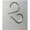 Image 2 : SMALL SILVER HOOP EARRINGS