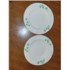Image 1 : LOT OF 2 BELLEEK SHAMROCK SALAD PLATES