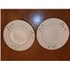 Image 1 : LOT OF 2 BELLEEK SHAMROCK SALAD PLATES