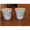 Image 1 : SET OF 2 BELLEEK SHAMROCK MUGS L/S