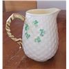 Image 3 : BELLEEK SHAMROCK MILK JUG ROUND 4.5"