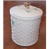 Image 4 : BELLEEK SHAMROCK MARMALADE JAR TALL 3.5"