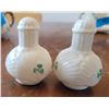 Image 2 : BELLEEK SHAMROCK SALT & PEPPER SHAKER SET