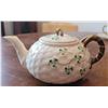 Image 1 : BELLEEK SHAMROCK SMALL TEAPOT