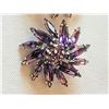 Image 2 : SHERMAN PURPLE CLIP ON EARRINGS