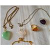 Image 3 : LOT OF COSTUME JEWELLERY GEMSTONES