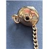 Image 5 : MENS SWANK DIAMOND GOLD TIE PIN WITH BOX