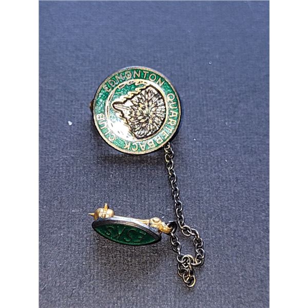 VERY OLD EDMONTON ESKIMOS TIE PIN