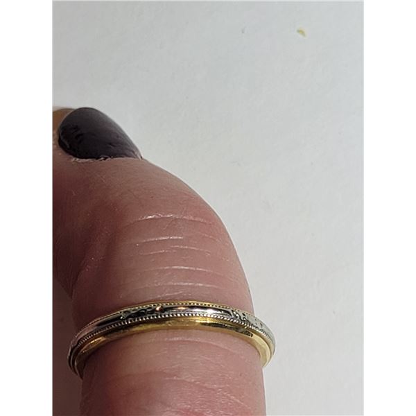 14K GOLD WOMENS WEDDING BAND