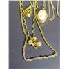 Image 2 : LOT OF GOLDTONE COSTUME JEWELLERY