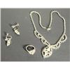 Image 1 : 3 PIECE CLEAR RHINESTONE SET
