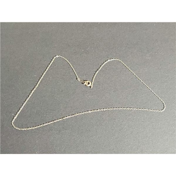 GOREL WHITE GOLD VINTAGE NECKLACE 10K