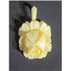 Image 2 : REAL IVORY ROSE PENDANT