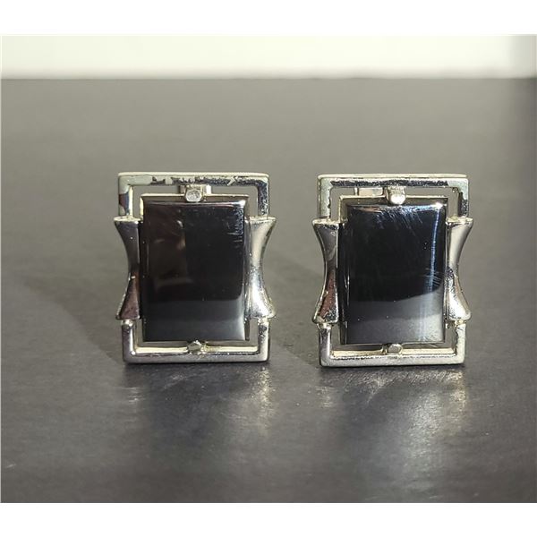MARCASITE SENATOR (SHERMAN) CUFF LINKS