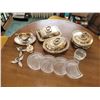 Image 2 : SHELF OF SILVER SERIVNG WARE AND CRYSTAL
