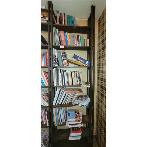 7 SHELVES OF VARIOUS BOOKS