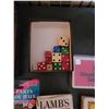 Image 14 : LARGE LOT OF PLAYING CARDS AND DICE
