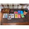 Image 1 : LARGE LOT OF PLAYING CARDS AND DICE