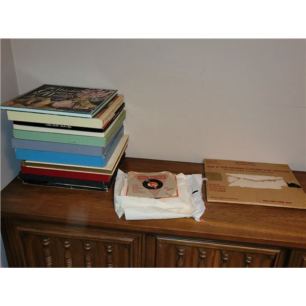 LOT OF BOXED SETS OF RECORDS ADN 45 LPS