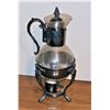 Image 1 : SILVER (PLATED?) CARAFE WITH WARMER