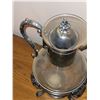 Image 3 : SILVER (PLATED?) CARAFE WITH WARMER
