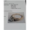 Image 1 : WOMENS DIAMOND AND GOLD ENGAGEMENT RING APPRAISED
