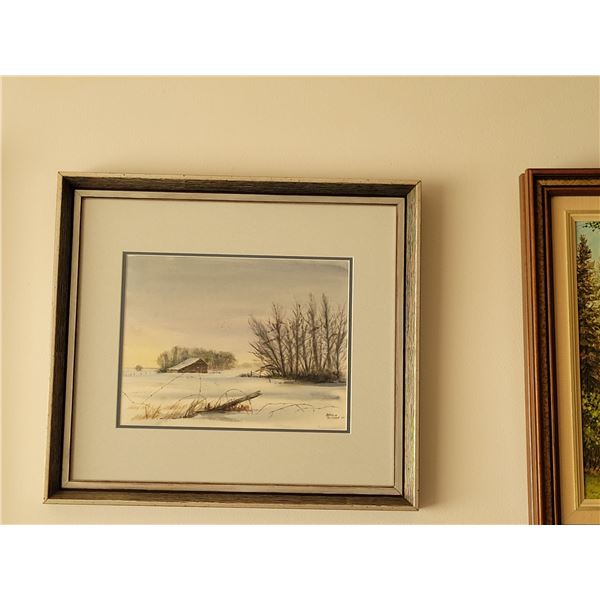 MARLA WILSON ORIGINAL WATER COLOUR 1975