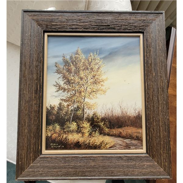 MARLA WILSON ORG OIL PAINTING 1978