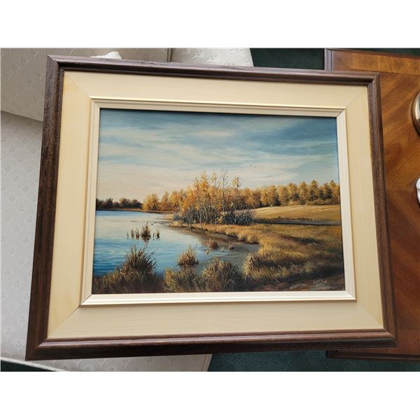 MARLA WILSON EDGE OF TWIN ISLANS ORIGINAL OIL