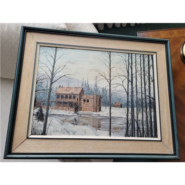 ORIGINAL OIL PAINTING BY COUGHLIN 1985